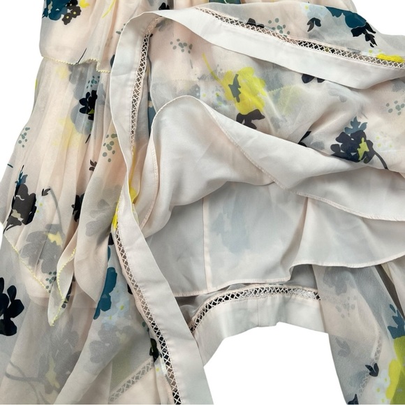 Self-Portrait Women's Floral Print Knee-Length Dress In Size M - Picture 5 of 11